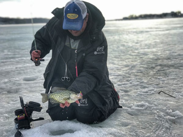 Crappie on ice